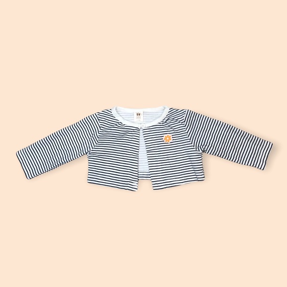 Stripped floral top. 3/$14 - Picture 1 of 2